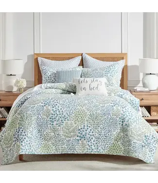 Levtex Home English Forest Quilt Set Green - F/Q