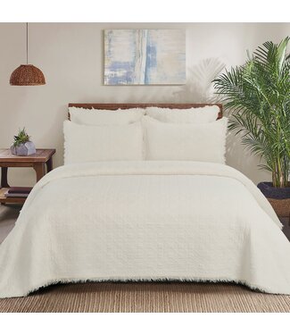 C&F Trellis Pebble F/Q Quilt Set