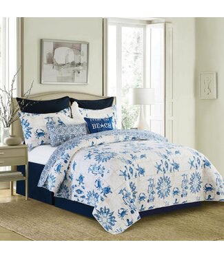 C&F Casablanca Bay King Quilt Set
