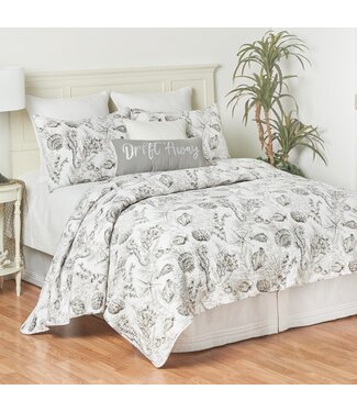 C&F Fenwick Isle Gray Twin Quilt Set