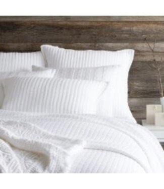 Annie Selke Boyfriend Matelasse White Coverlet Twin