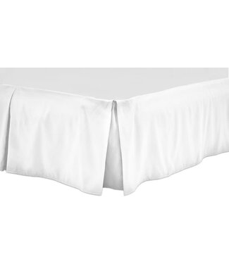 Palmetto Linen Distributors White Bed Skirt Twin