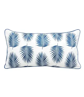 C&F Palm Pattern Lumbar Pillow