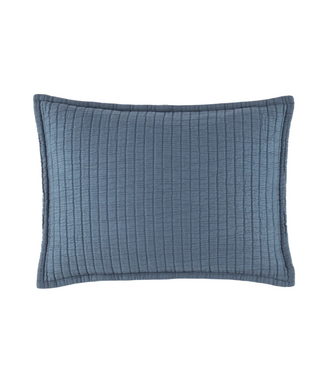 Annie Selke Boyfriend Matelasse Ink Sham Standard