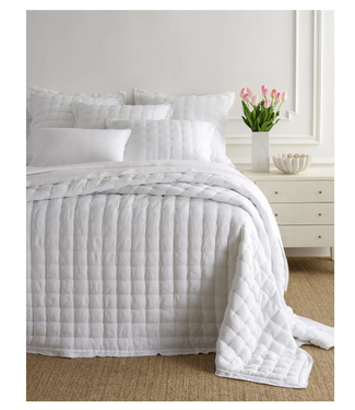 Annie Selke Lush Linen White Puff King