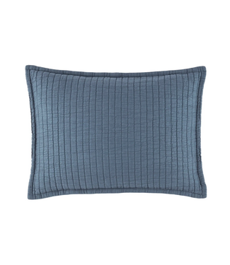 Annie Selke Boyfriend Matelasse Aegean Sham