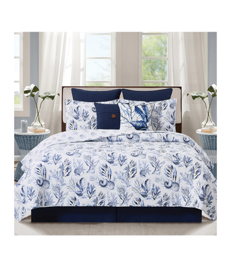 C&F Midnight Lagoon Quilt Set Twin