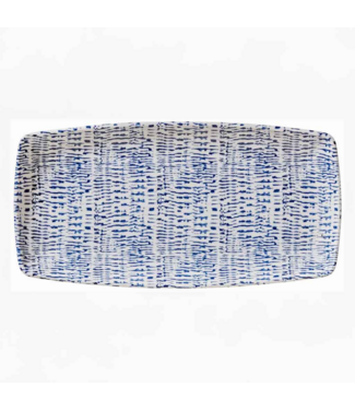 Merritt Tribal Blue 13in Appetizer Tray