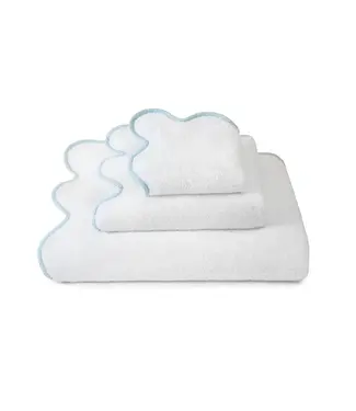 Kassatex Chairish Bath Towel Blue/White
