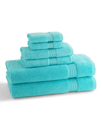 Kassatex Kassadesign Cotton Towel Bath Aqua