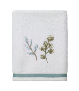 Avanti Linen Ombre Leaves Hand Towel