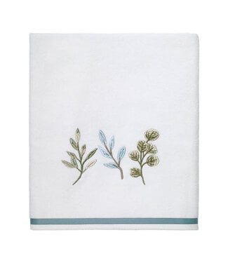 Avanti Linen Ombre Leaves Bath Towel