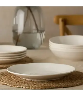 Certified International Linen Cream Dinner Plate 11in