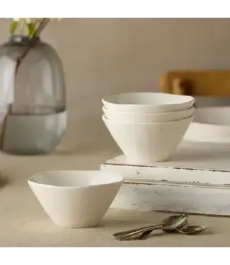 Certified International Linen Cream Ice Cream Bowl