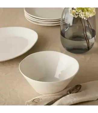 Certified International Linen Cream Deep Bowl