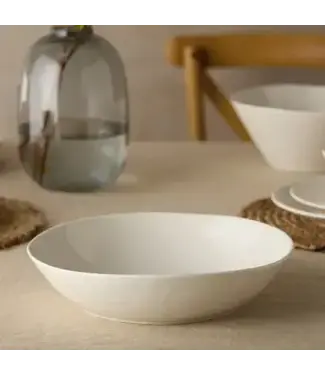 Certified International Linen Cream Pasta Bowl 13in