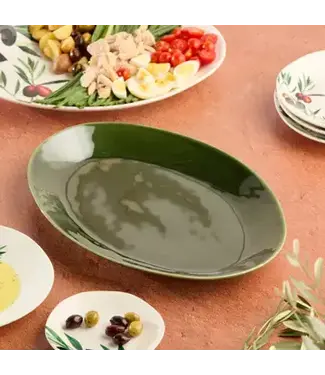 Certified International Verde Oval Platter 16in x 12in