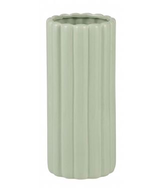 sagebrook Ribbed Vase Cotton - Small