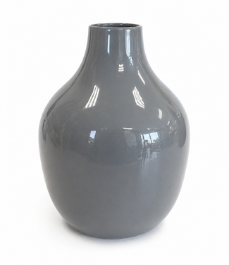 K&K Gray Enameled Metal Bottle - Medium