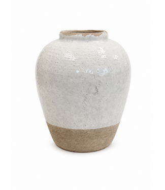 PD Home & Garden 8.9" French White Vase