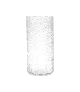 Creative Co-op Seeded Glass Vase/Hurricane