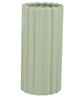 sagebrook Ribbed Vase Cotton - Large