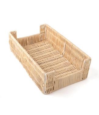 8 Oak Lane Natural Rattan Guest Towel Tray
