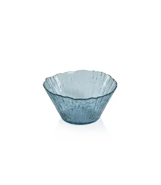 Zodax Icy Sapphire Glass Serving Bowl