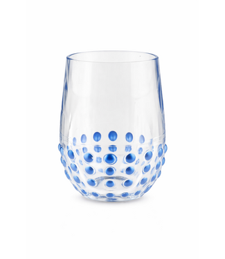 Merritt Beaded Blue 10oz Acrylic Tumbler