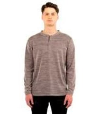 KUWALLA TEE KUL-LSH2055 LS MARLED HENLEY SS20 L/S MARLED HENLEY
