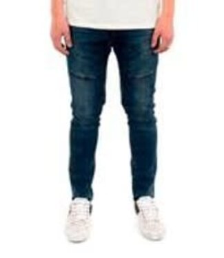 KUWALLA TEE KUL-KDT 1569 OPEN LEG KNIT DENIM TROUSER