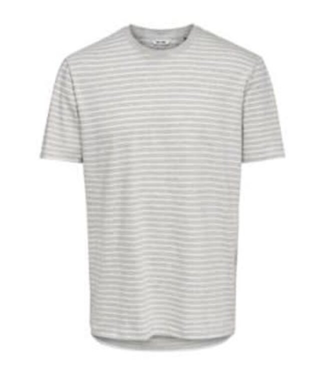 Only & Sons 22017561 ONSMICK LIFE SLIMS STRIPE TEE