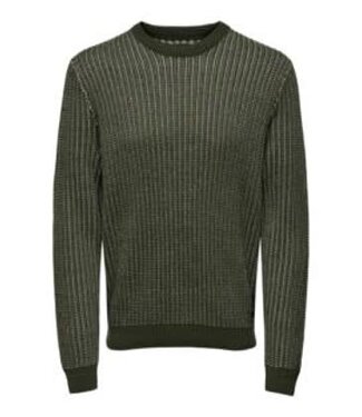 Only & Sons 22017039 ONSPORT 7 STRUC CREW NECK