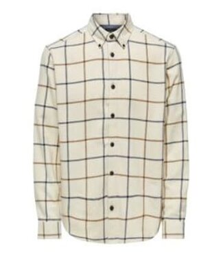 Only & Sons 22016673 ONSSALVIAN LS H MELANGE CHECK SHIRT