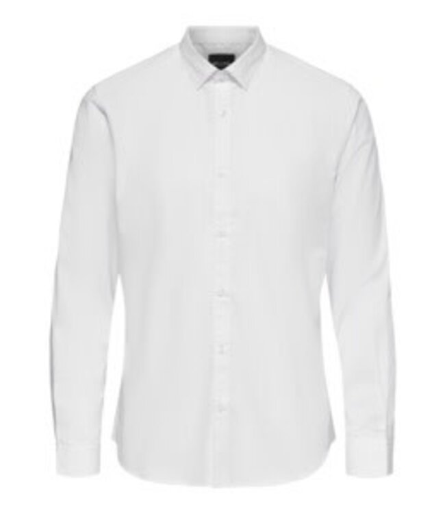 Only & Sons 22015472 ONSSANE LS SOLID POPLIN