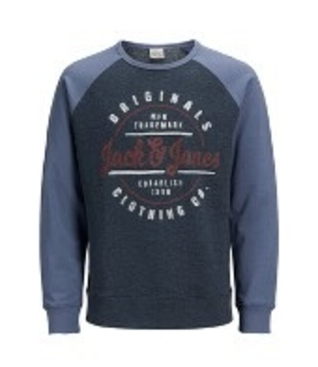 JACK & JONES 12138332 JORVINNIE RAGLAN SWEAT CREWNECK