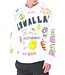 KUWALLA TEE KUL-MUH100 MASH UP HOODIE SS20 ALL OVER PRINTED