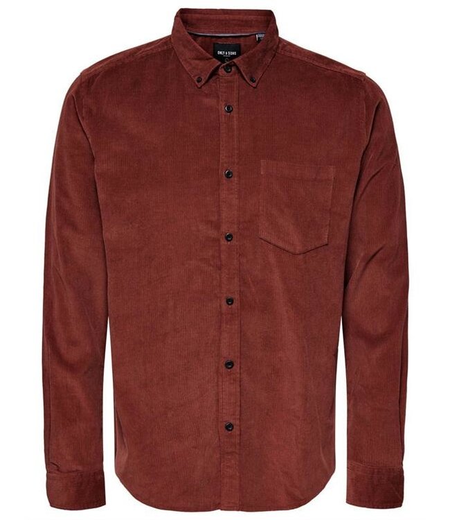 Only & Sons 22017286 ONSBE LS BABY CORD SHIRT
