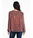 LOIS LDS LEANA BOHO FLORAL BLOUSE W/PLE