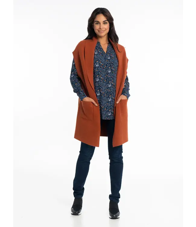 LOIS LDS VANIA SLEEVELESS OPEN CARDIGAN
