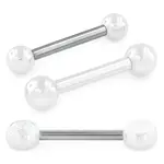 Neometal 14ga Threadless Ti barbell (post only)