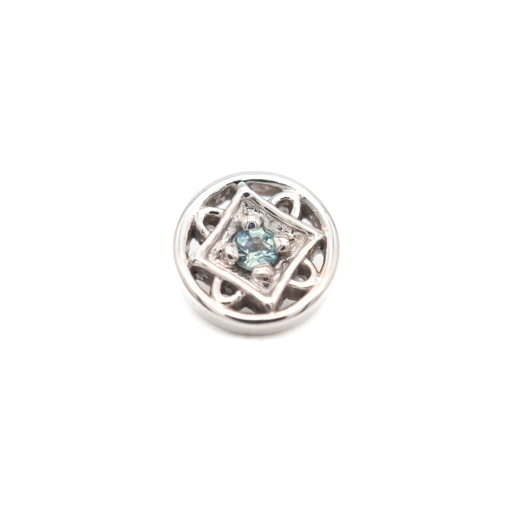 BVLA WG 18/16g Threaded Paloma Square with Alexandrite
