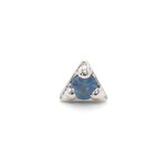 Modern Mood Jewelry WG Threadless Illuminati  Blue Sapphire