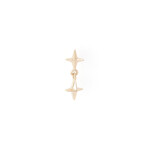 Ember Jewelry YG Threadless North Star