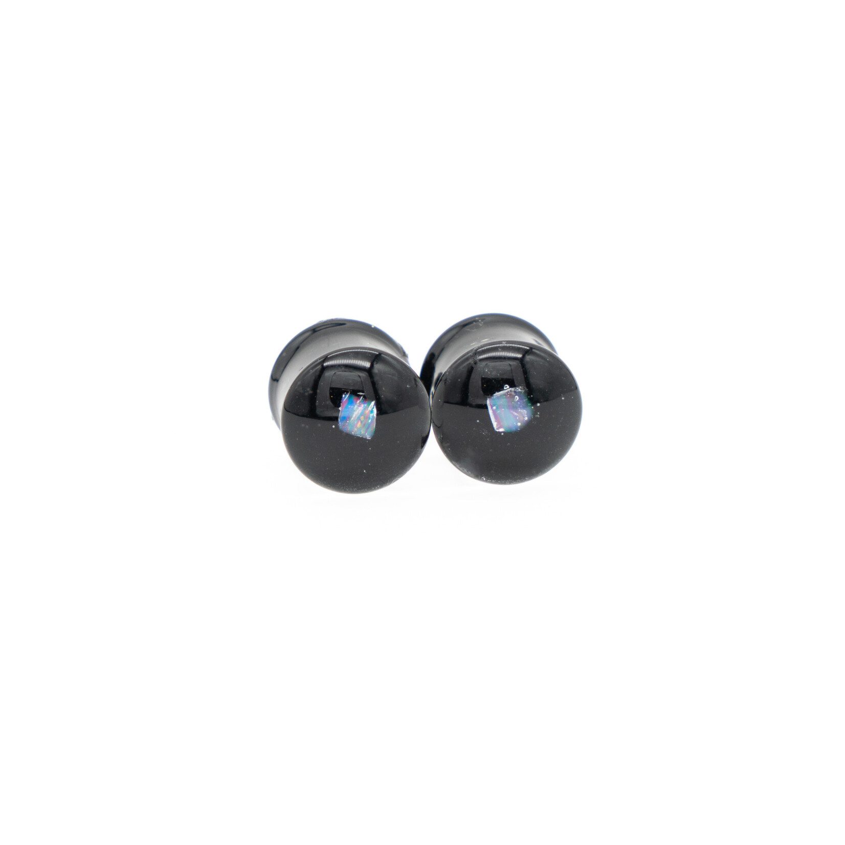 Glasswear Studios Double Flare (DF) Glass Plugs - Raw Opal (Pair)