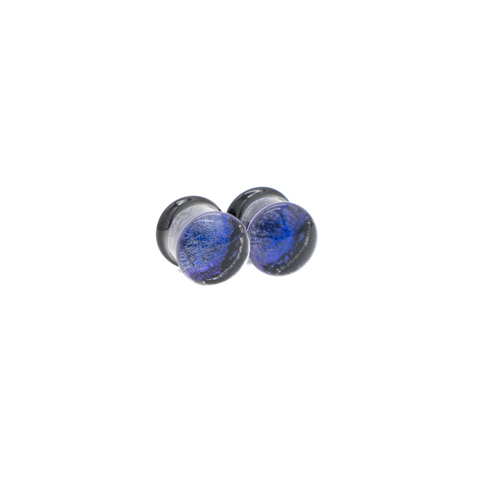 Glasswear Studios Double Flare (DF) Glass Plugs - Galaxy (Pair)