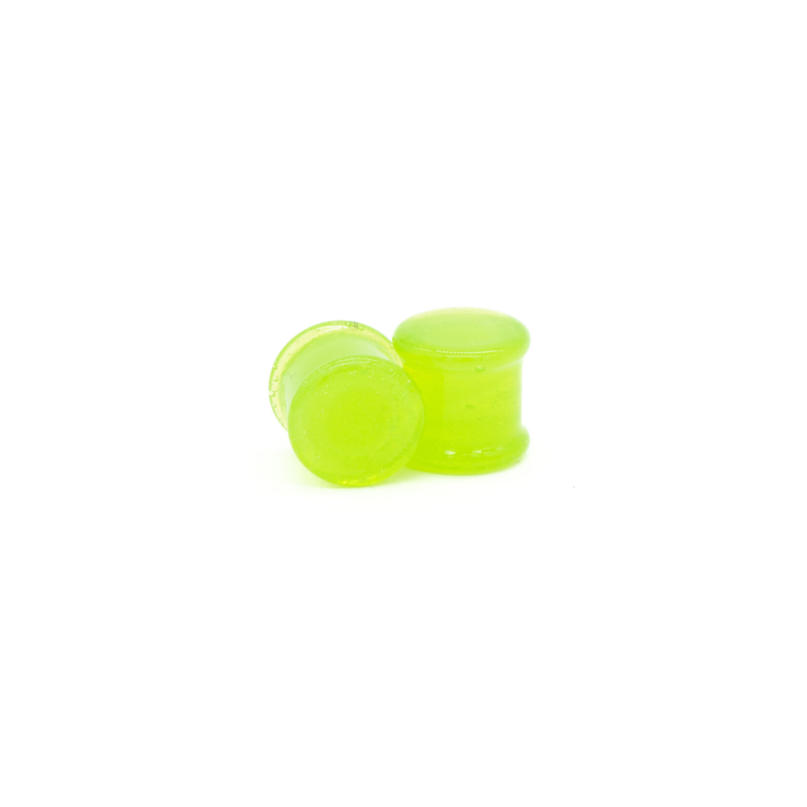 Glasswear Studios Double Flare (DF) Glass Plugs - Solid Color (Pair)