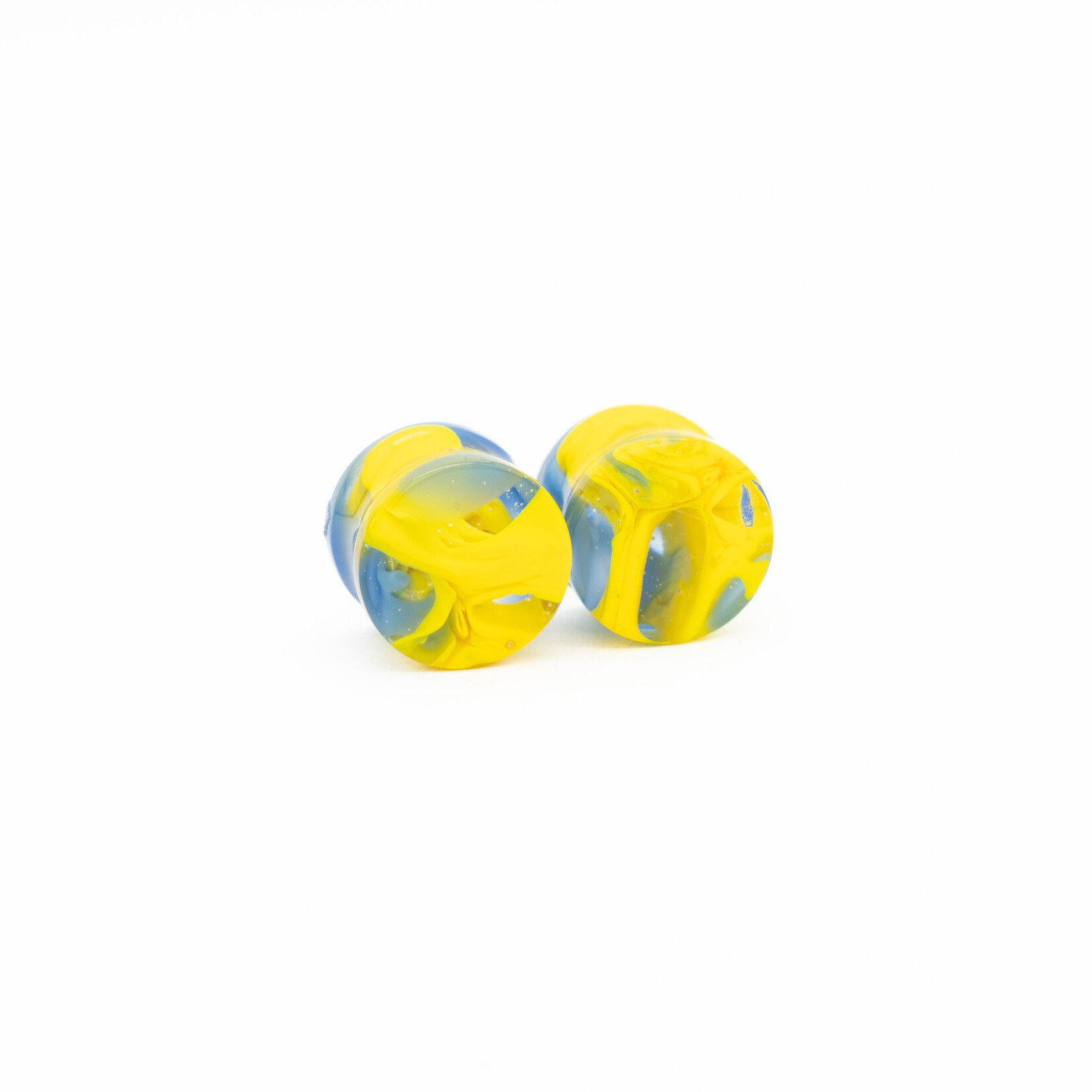 Gorilla Glass Double Flare (DF) Glass Plugs - Power (Pair)