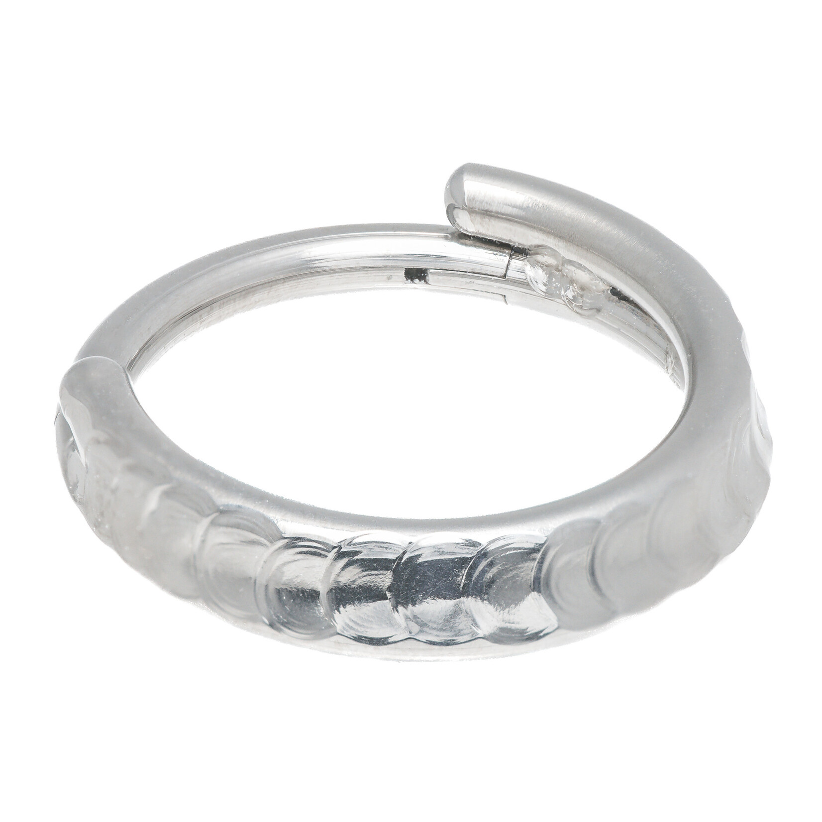 Zadamer Jewelry 16g 3/8" Ti Double Weld-Faceted Hinge Rings