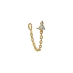 Pupil Hall YG Threadless Mumble Mini Lasso w/ Diamond - 21mm